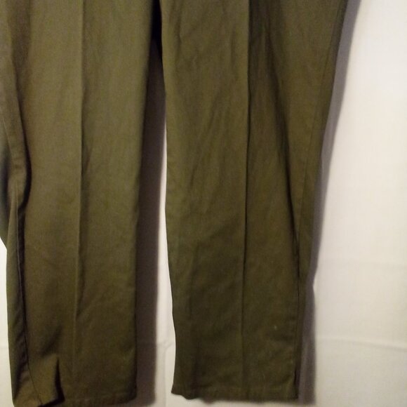 JMS Just My Size Pants Women 3X Comfort Waist Straight Leg Green - Picture 6 of 14